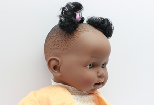 Poupée africaine de 14 pouces avec peau noire, poupées réalistes pour enfants - Product Image 3