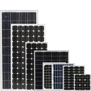 Sopray Pabrik Langsung 1/10/50/100/150/200/250/300W Poly dan Mono PV Modul Panel Surya untuk Grosir