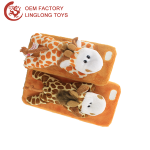 Peluche con búp bê sư tử Đồ chơi điện thoại trường hợp nâu sang trọng bảo vệ vỏ sư tử mềm TPU điện thoại Bìa trường hợp - Product Image 3