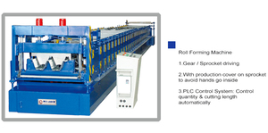 De acero de Color de cubierta de piso de la fabricación de máquina formadora de rollos de acero cubierta de suelo/<span class=keywords><strong>metal</strong></span> cubierta fabricantes/suelo de cubierta de la máquina - Product Image 6
