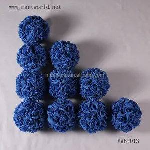 結婚式の装飾のためのパーティーの結婚式の装飾卸売高品質の青いバラの花のボール結婚式の花のボール (MWB-013)