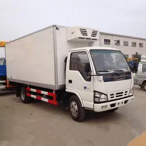 2024 hot sale used ISUZU refrigerator van truck for meat and fish low price