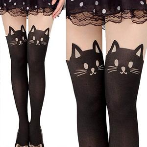 Leuke Panty Kousen, Cartoon Diermodel Kat Afdrukken Legging Cosplay Sokken - Product Image 3
