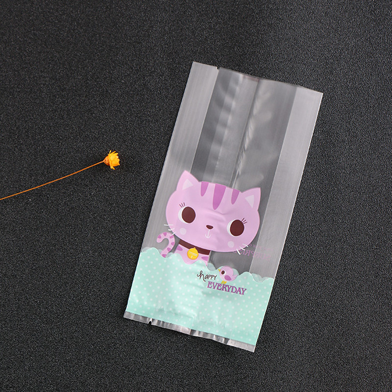 Mignon de bande dessinée top qualité petit cadeau en plastique sac d'emballage de bonbons