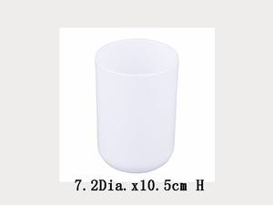 Cubo de basura de lujo de color blanco de forma redonda útil - Product Image 4