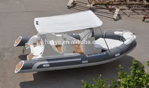 liya 19ft inflável costela barcos para venda de fibra de vidro concurso para barcos de pesca no rio