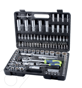 Juego de 108 piezas de llaves de vaso de cromo vanadio en estuche, kit de herramientas para reparación de automóviles - Product Image 1