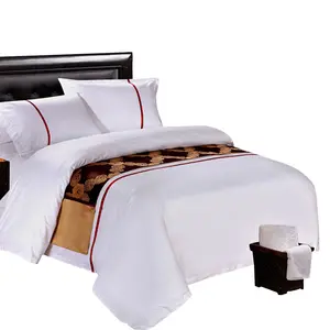 5 star hotel home textile supplier hotel bedding set