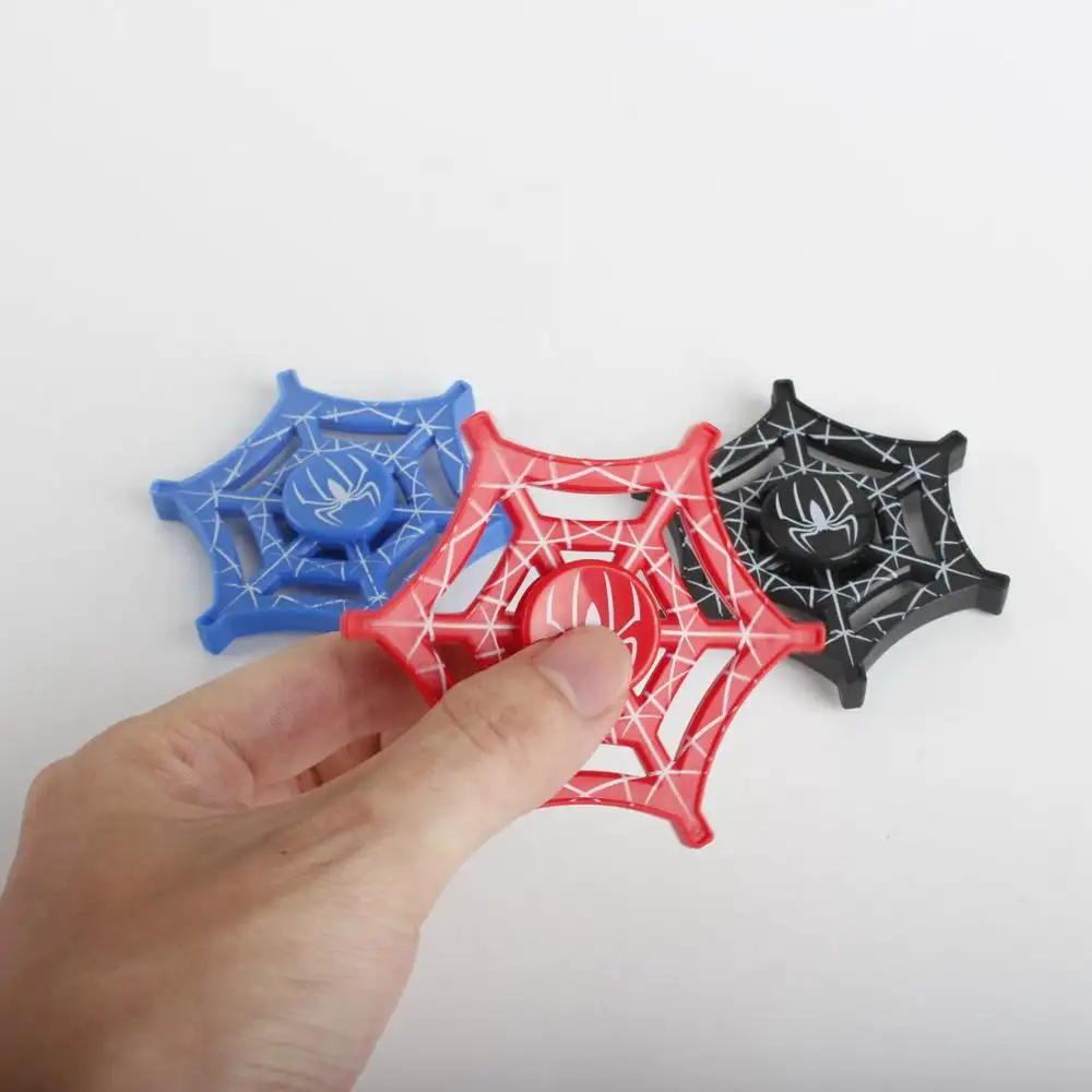 Wholesale cheaper Spiderman style hand spinner toys suitable for the audit play and depressurize HST002