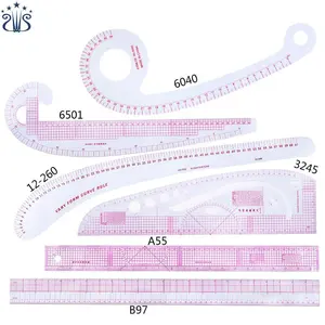 CZ-15 Muliti-Functie Snijden Variëren Vorm Curve Liniaal Set/A55/B97/6040/6501/12-260/3245