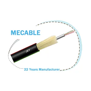 Light Micro indoor/outdoor Aerial and Duct FO cable Jet All -Dielectrical Optic fiber cable