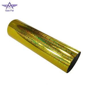 Hoja de plástico <span class=keywords><strong>espiral</strong></span> recubierto holográfico metalizado película - Product Image 4