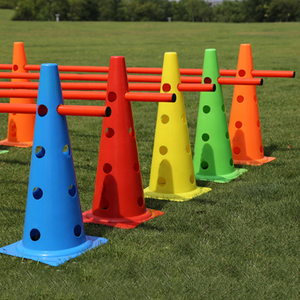 Cônes de football flexibles colorés personnalisés de haute qualité Logo Style sécurité vitesse agilité équipement sportif - Product Image 2