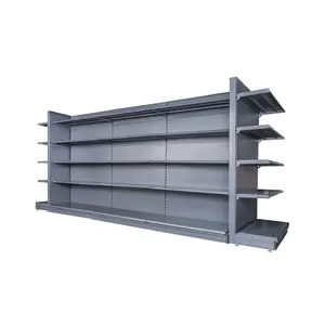 Factory direct sale Double sided retail display island supermarket shelving for store