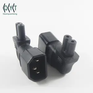 Cung Cấp Tốt IEC 320 C14 Đến C7 Cắm Bộ Chuyển Đổi Nam Sang Nữ WA-0148 Cắm Điện