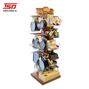Metal <strong>Frying</strong> <strong>Pan</strong> <strong>Display</strong> <strong>Rack</strong>,shop Counter Design <strong>Pan</strong> Shop