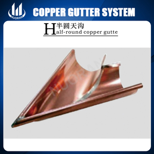 <span class=keywords><strong>Gouttière</strong></span> en cuivre <span class=keywords><strong>pour</strong></span> l'<span class=keywords><strong>eau</strong></span> de pluie - Product Image 2