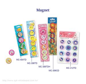 Customized DIY Colored Plastic 3cm & 4cm Round Industrial Permanent Magnets for <b>Whiteboard</b> - Product Image 2