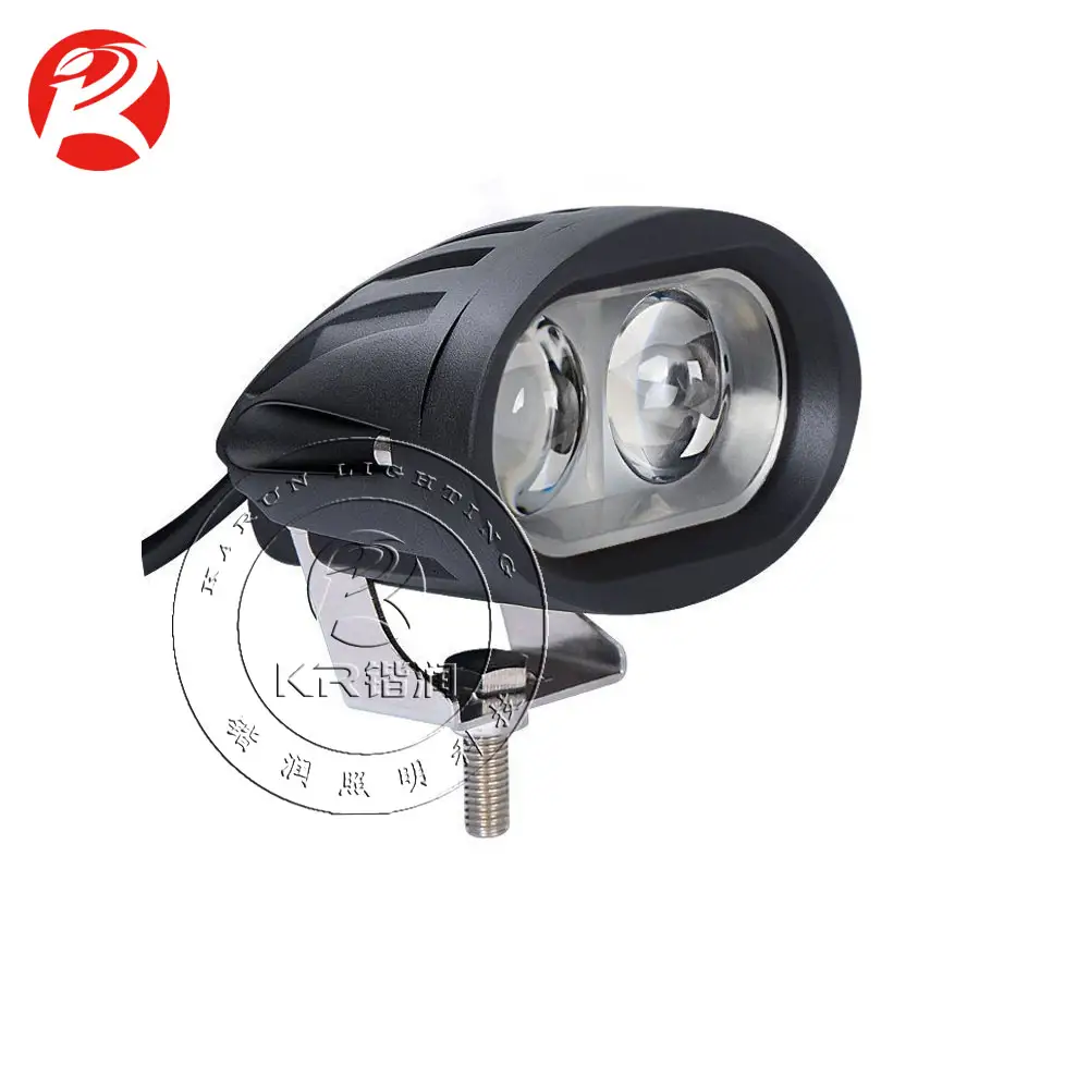 guangzhou automobile lamp led automotive 20W 2000LM led light yellow amber white light color KR-W20S auto working headlights