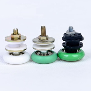 Hiện đại h loại rãnh cửa trượt con lăn bền vật liệu nylon với hợp kim nhôm và thép cho tuổi thọ - Product Image 1