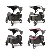 Poussette lit-balançoire 7s pour bébés, chariot jumelle, magasins compacts et légers, faciles à espace étroit