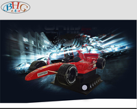 Simulador de Carreras de Coches F1 VR Dinámico para Interiores, Equipo de Movimiento de 6 Grados de Libertad para Parques de Atracciones, Género MR Dinámico
