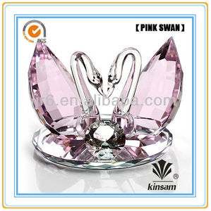 nuovo design <span class=keywords><strong>blu</strong></span> cristallo <span class=keywords><strong>cigno</strong></span> con diamante per il regalo di nozze - Product Image 5