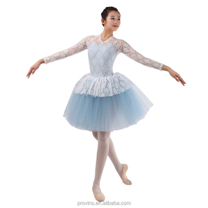 <span class=keywords><strong>Tutu</strong></span> de ballet professionnel à manches longues, costumes de spectacle de danse - Product Image 4