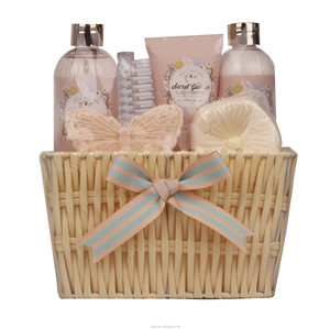 Cestas de <span class=keywords><strong>regalo</strong></span> de Spa para <span class=keywords><strong>mujer</strong></span>, juegos de baño con aroma de jardín rosa para Festival de <span class=keywords><strong>cumpleaños</strong></span> - Product Image 2