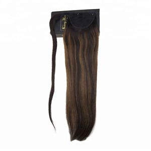 Estensioni dei capelli <span class=keywords><strong>coda</strong></span> <span class=keywords><strong>di</strong></span> <span class=keywords><strong>cavallo</strong></span> 14-24 pollici Balayage marrone Clip <span class=keywords><strong>di</strong></span> capelli umani in estensioni <span class=keywords><strong>coda</strong></span> <span class=keywords><strong>di</strong></span> <span class=keywords><strong>cavallo</strong></span> - Product Image 2
