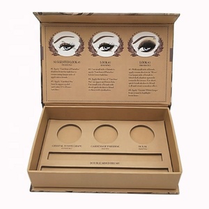 America Cosmetic Eyeshadow Palette Packaging Hardcover Magnetic Flap Closure <strong>Picture</strong> Frame Gift Paper Shadow <strong>Box</strong> - Product Image 3