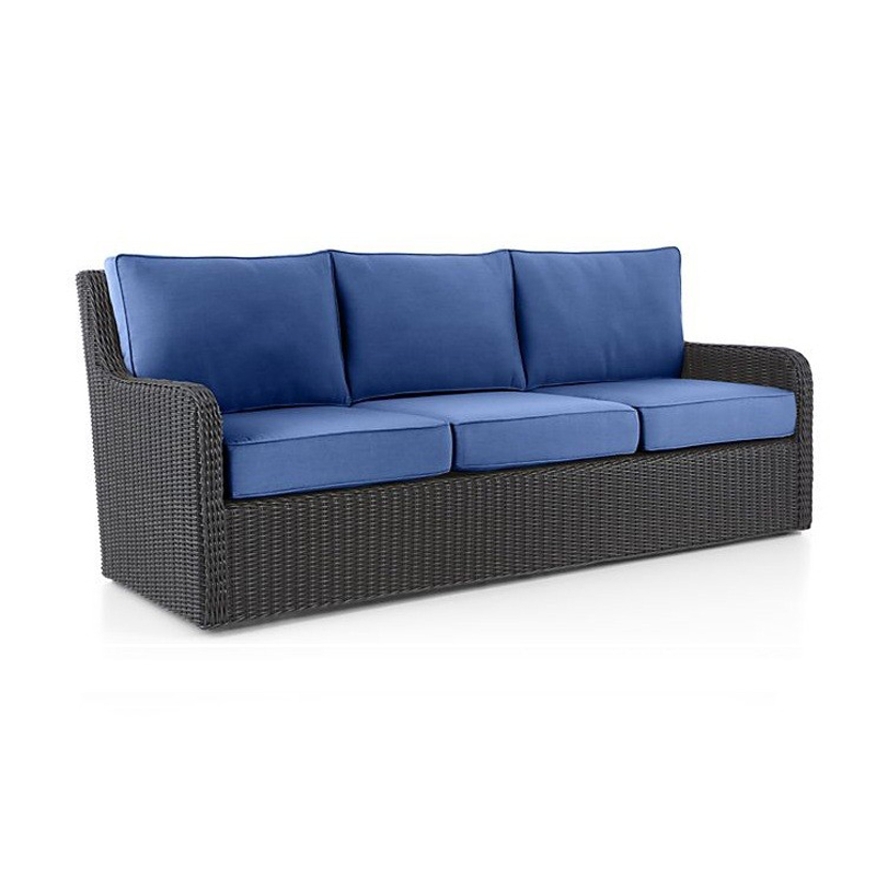 Coussin d'assise de Patio fait sur mesure, pour chaise d'extérieur, imperméable, en rotin