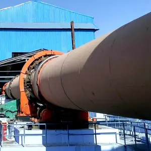 Efisiensi tinggi Tahan Lama Rotary Kiln Untuk Dolomit Dan Batu Kapur Kalsinasi