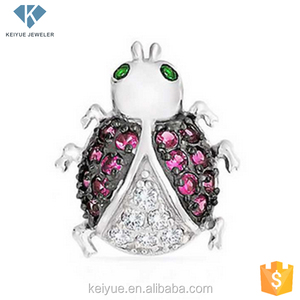 Keiyue simpatica <span class=keywords><strong>coccinella</strong></span> placcato oro bianco mangalsutra disegni <span class=keywords><strong>ciondolo</strong></span> <span class=keywords><strong>ciondolo</strong></span> <span class=keywords><strong>ciondolo</strong></span> gioielli moda ciondoli e ciondoli - Product Image 2