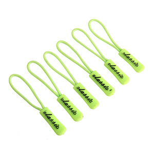 Custom Logo PVC Zipper Pullers and <strong>Rubber</strong> <strong>Slider</strong> for Clothing Made of Durable Plastic - Product Image 1