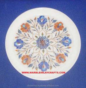 Belle Plaque De Marqueterie De Marbre - Product Image 1