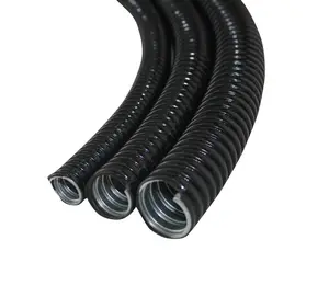 PVC/enduit de PE flexible conduit métallique