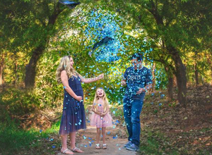 <strong>Gender</strong> Reveal Confetti <strong>Cannon</strong> with Pink or Blue Confetti Use for Baby Shower Party - Product Image 6
