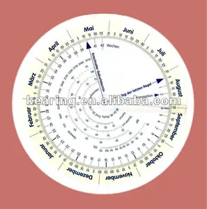 Kearing Schwangerschaft Rad und Eisprung Kalender