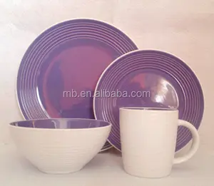 new design top grade 16pcs customized ceramic fiesta dinnerware sets wholesale hot new products