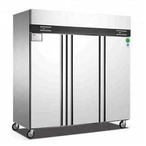 商用厨房不锈钢空气冷却器三门立式餐厅冰箱三门单温冷却 - Product Image 6