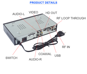 Hi-tech hd digital terrestrial tv receiver set top box cho Kenya bộ giải mã - Product Image 4