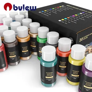 Cat Seni Akrilik Luar Ruangan 59Ml, 20 Warna Profesional