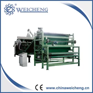 Low price polyester fiber carding machinery with high capacity