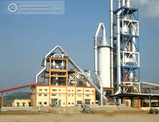 Yeni tip üretim tesisi çimento üretim tesisleri satılık