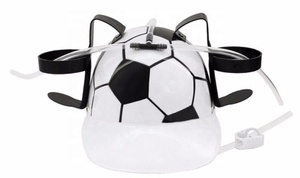 Casque de fête avec porte-bouteilles pour bière, promotion en gros, vente chaude - Product Image 2