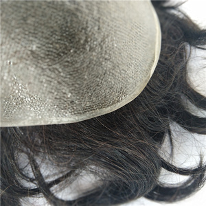 Protesi Capillare da <span class=keywords><strong>Uomo</strong></span> in Capelli Umani Indiani Sistema di Infoltimento Toupet 0,02-0,03mm V-Loop - Product Image 5
