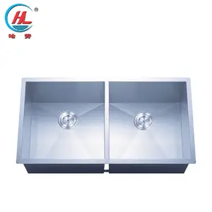 Kitchen Hand Made Sink Stainless Steel Kitchen Equipment Handmade Kitchen Sink Counter Top Hand Wash Sink