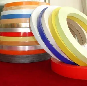 Tira de anillado de borde de PVC, sellador de muebles de plástico