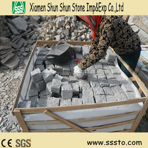 Pierres de pavage <span class=keywords><strong>en</strong></span> granit jaune G682, Surface naturelle, pavage d'allée, Cubestone, livraison gratuite - Product Image 3